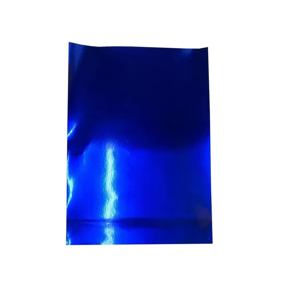 PLIEGO CART. ALUMINIO AZUL 50X70