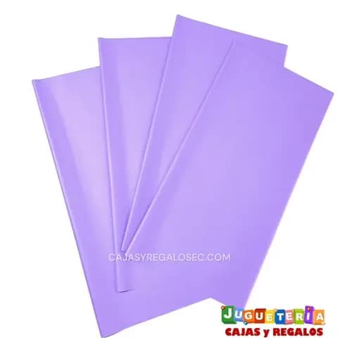 PLIEGO PAPEL FIBRA LLANO VIOLETA