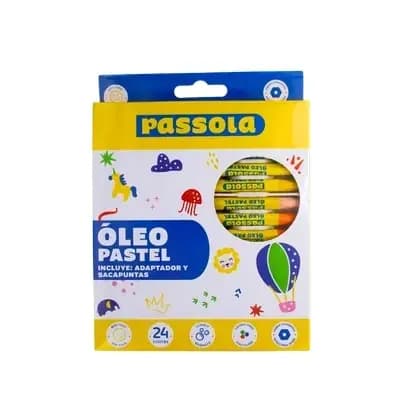 OLEO PASSOLA X 24 COL. PASTEL
