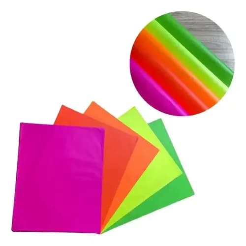 UNIDAD PAPEL SEDA NEON