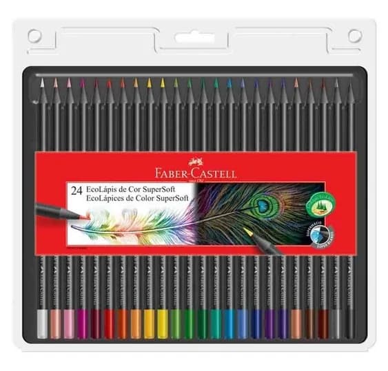 PINTURA FABER CASTELL X 24COL SUPER SOFT