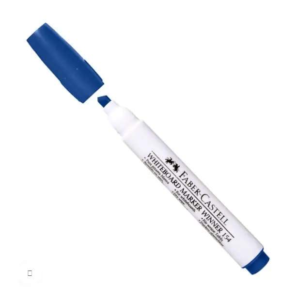MARCADOR FABER C. BORRABLE 154 AZUL