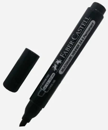 MARCADOR FABER C. PERMANENTE 54 NEGRO