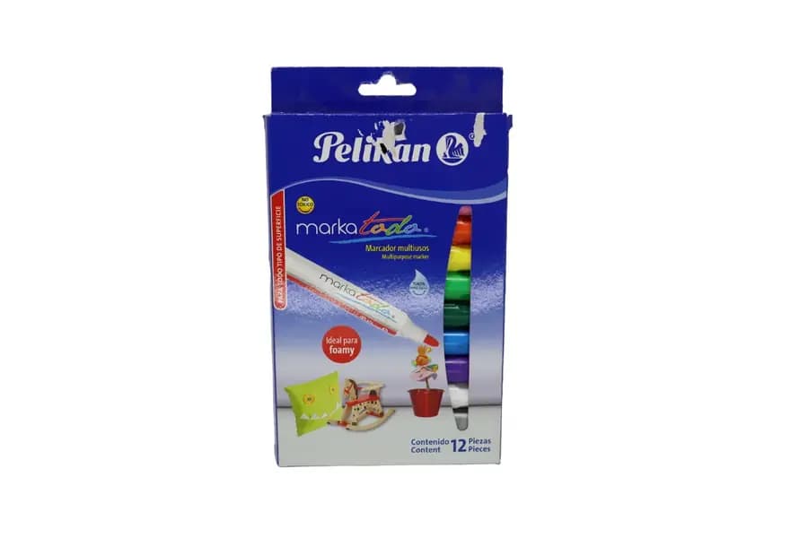 MARCADOR PELIKAN X 12COL MARKATODO