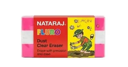 BORRADOR X 5UN BLISTER NATARAJ FLURO