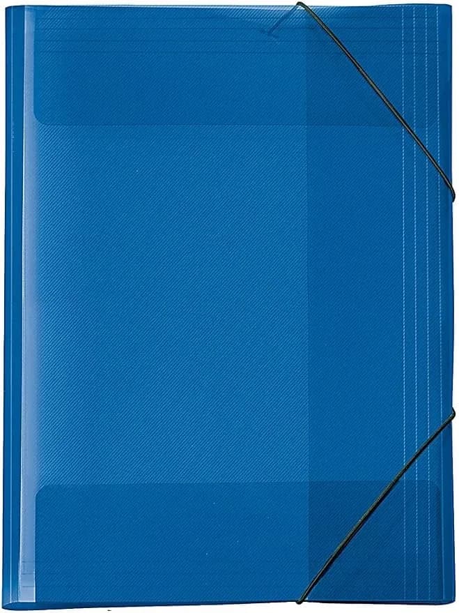 CARPETA A3 T TRANSPARENTE AZUL