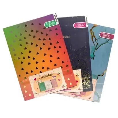 FOLDER LOVE CHIC PACK X 3UN