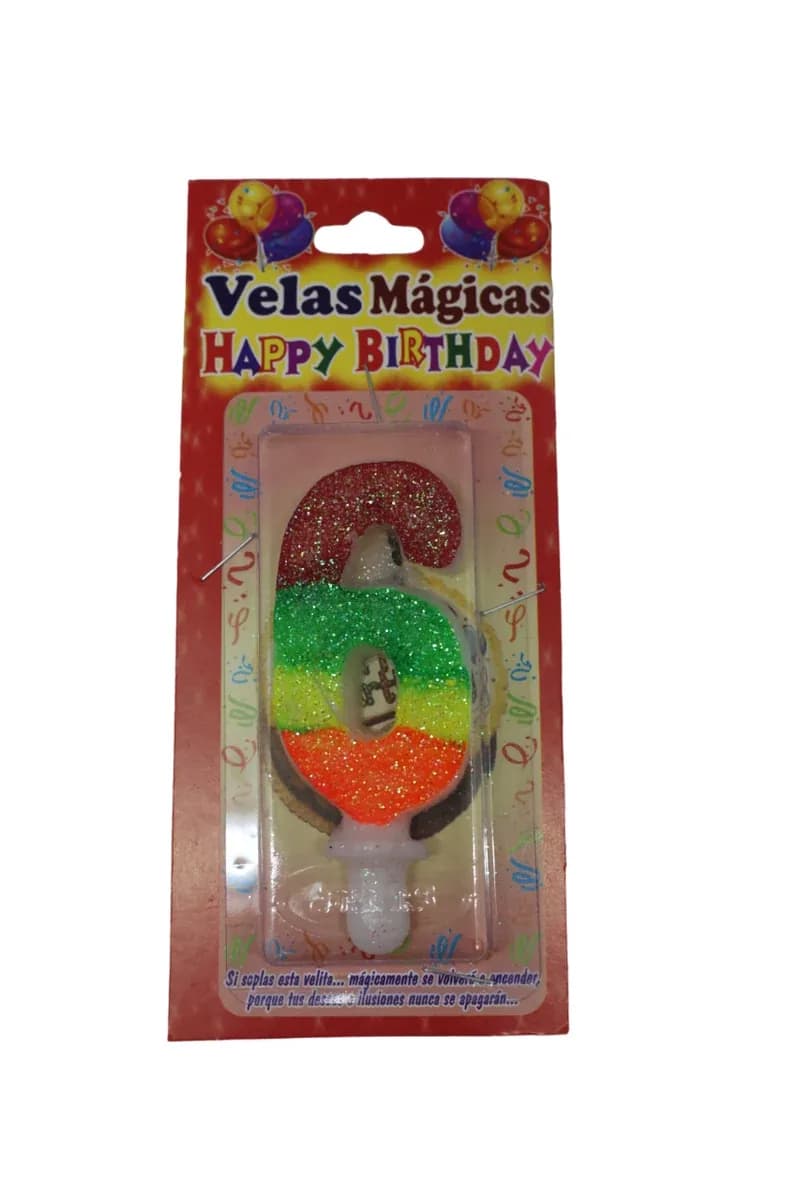 VELA MULTICOLOR N. 6
