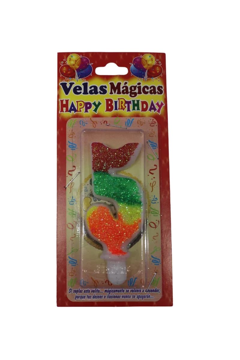 VELA MULTICOLOR N. 5