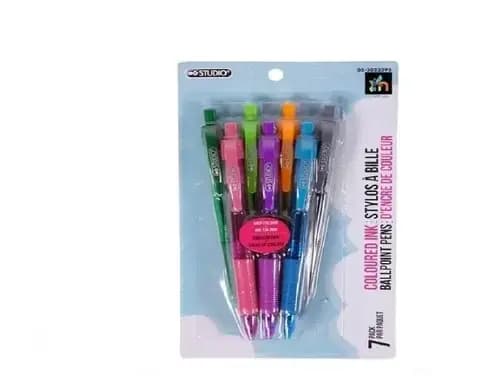 UNIDAD ESFERO METALICO RETRACTIL COLORE
