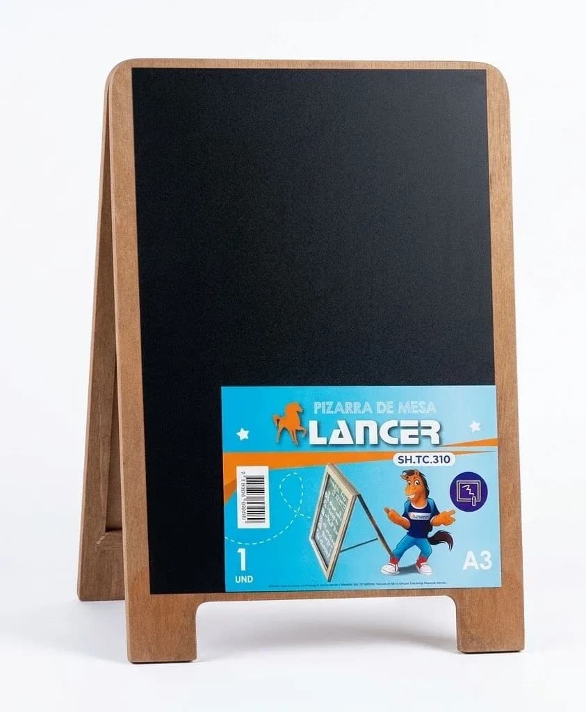 PIZARRA DE MESA LANCER A3 NEGRA SH.TC.310