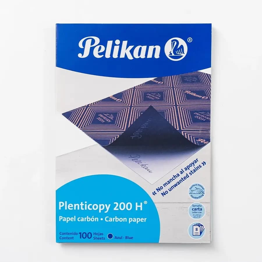 UNIDAD HOJA PAPEL CARBON AZUL PELIKAN