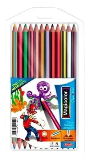 PINTURA PAPER MATE X 12COL DOBLE PUNTA