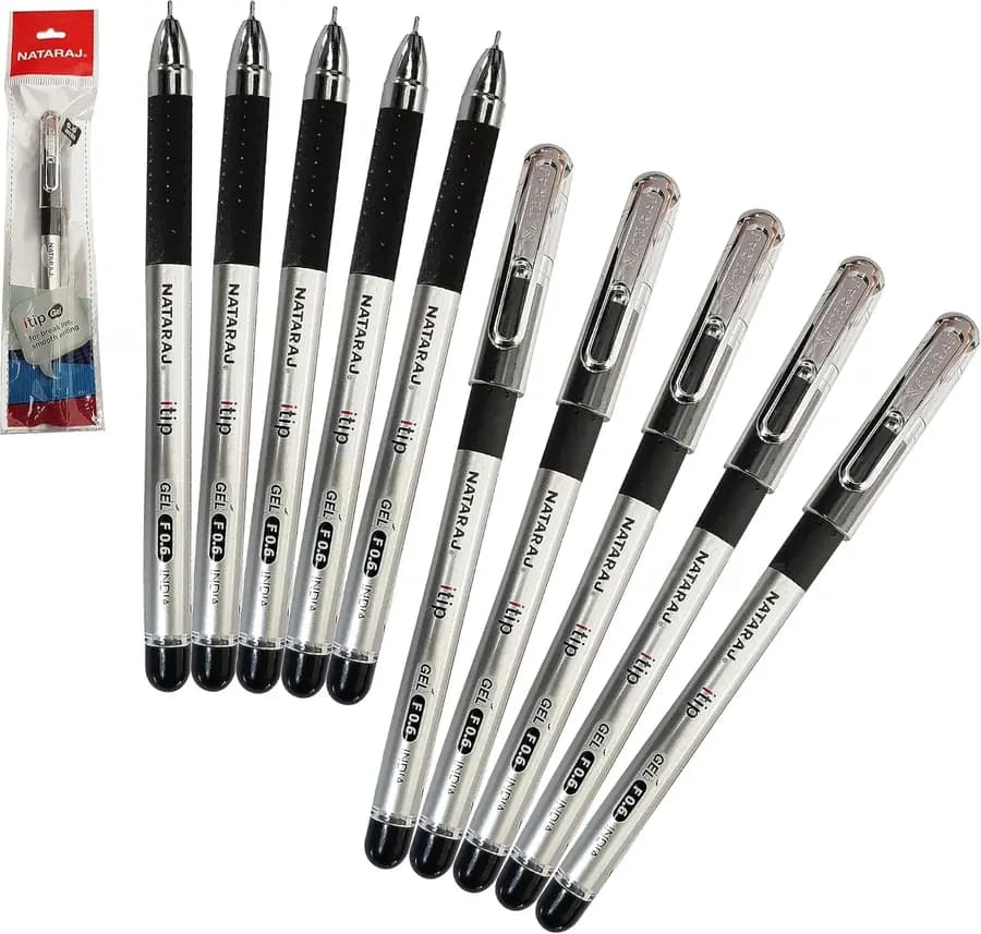 UNIDAD ESFERO NATARAJ ITIP GEL 0.6 NEGRO