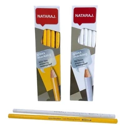 UNIDAD LAPIZ NATARAJ ACETATO P/ VIDRIO AMARILLO