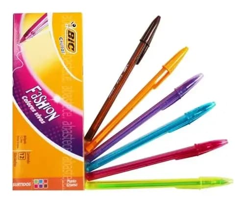 ESFERO 4 MINAS BIC FASHION P/MEDIA 1.0MM