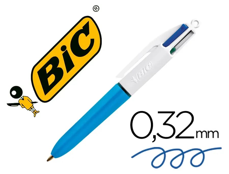ESFERO 4 MINAS BIC P/MEDIA 1.0MM