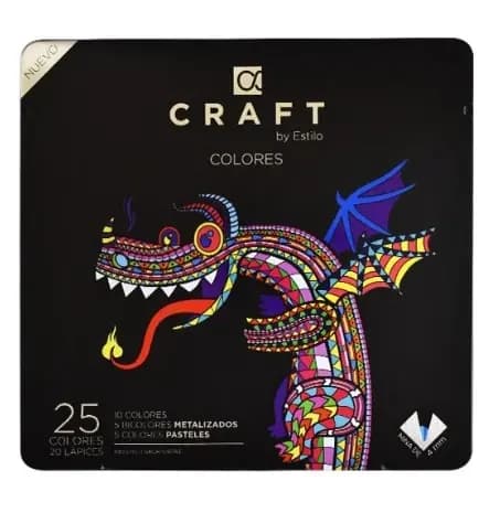PINTURA CRAFT X 25COL C/METALICA