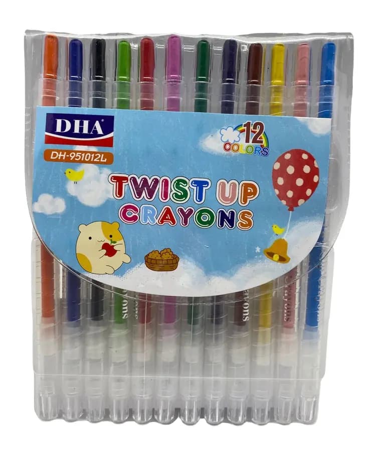 CRAYON DHA ESTUCHE X 12COL TIPO LAPIZ DH9510