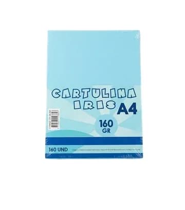 CART. INEN IRIS X 100UN CELESTE 160GR