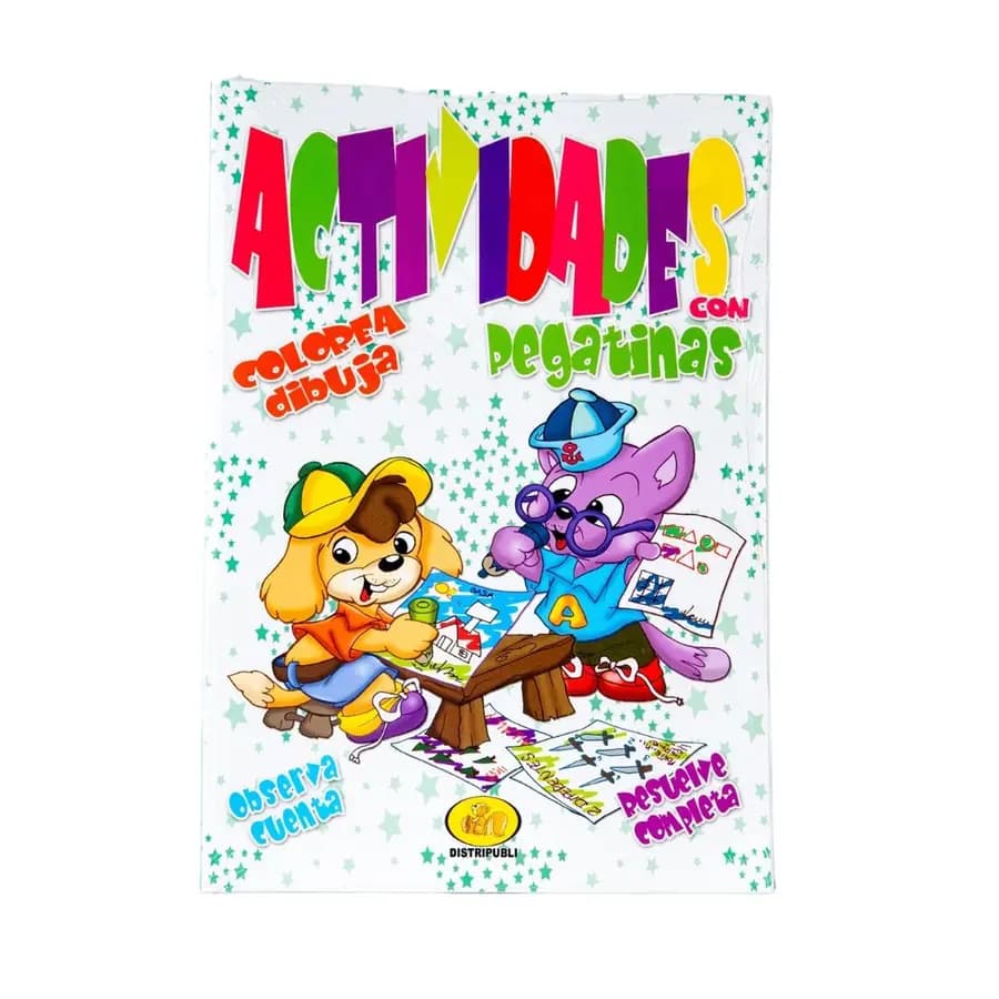 LIBRO ACTIVIDADES CON PEGATINA M-22164-2018-4999