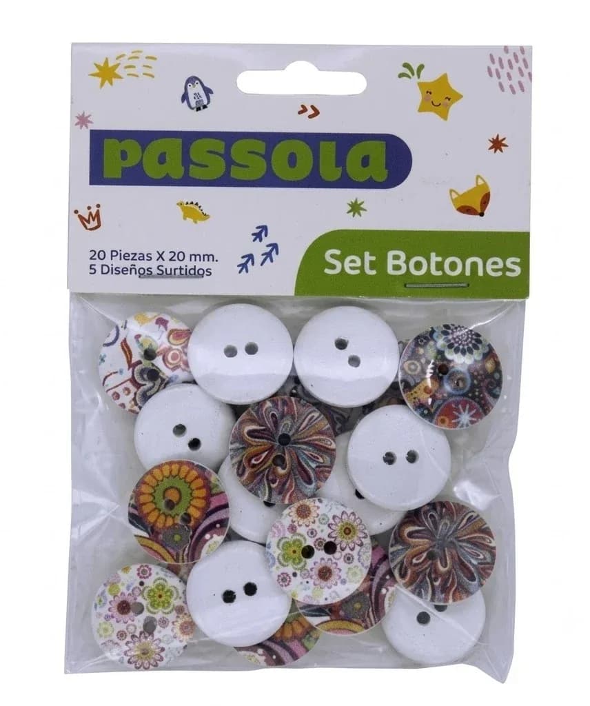 BOTONES PASSOLA X 20UN 20MM 4848/4879