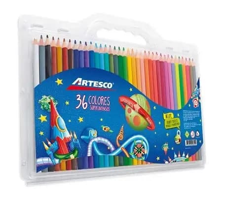 PINTURA ARTESCO X 36COL TRIANG. SUPER INTENSOS