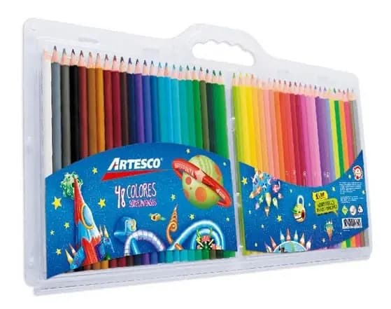 PINTURA ARTESCO X 48COL TRIANG. SUPER INTENSOS