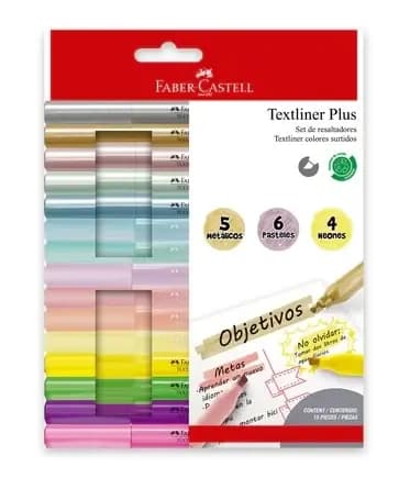 RESALTADOR X 15UN FABER CASTELL PLUS 557325
