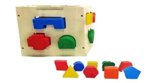 LEGO CAJA GEOMETRICA MADERA PEQ. 2636