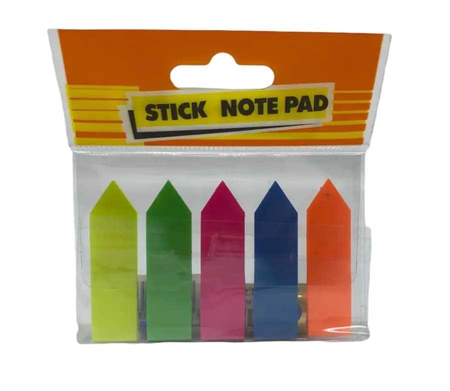 BANDERITAS NOTEPAD NEON SENALES