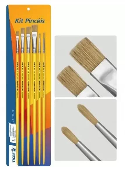 PINCEL TIGRE X 6UN 6234
