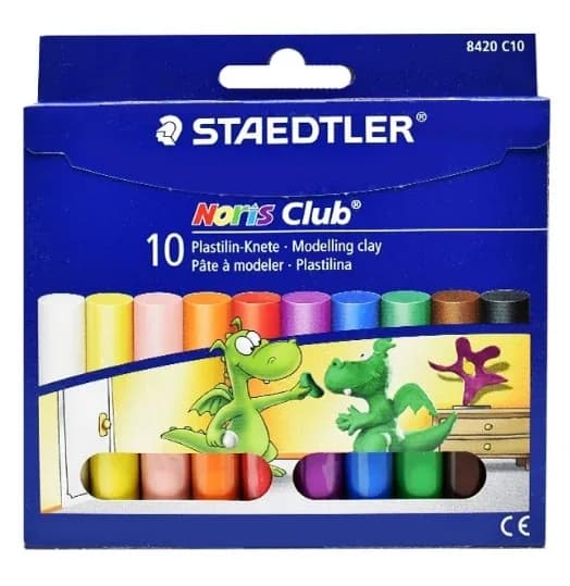 PLASTILINA STAEDTLER X 12COL JUMBO