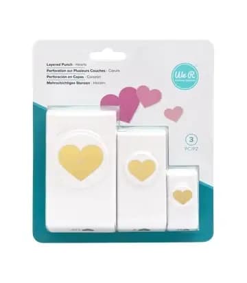 PERFORADORA WE R PUNCH CORAZONES Y FLORES 600000370-72