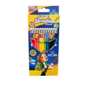 PINTURA CREATIV X 12COL BORRABLE