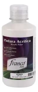 PINTURA ACRILICA FRANCO 250ML BLANCO