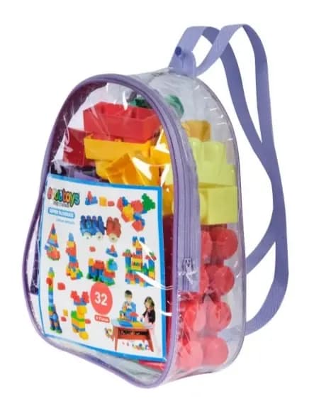 LEGO MOCHILA SUPER BLOQUES JP-151 X 32PZ
