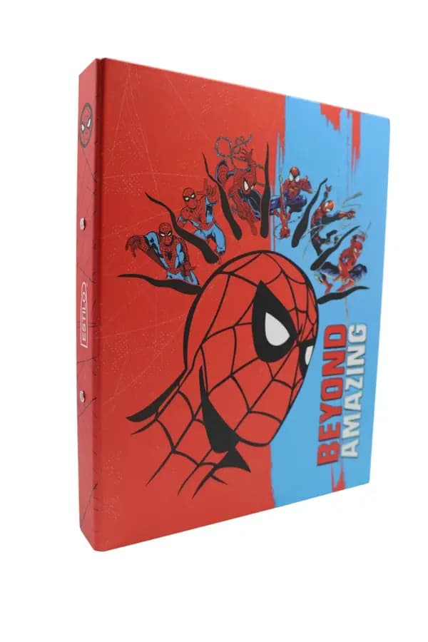 CARPETA 2 ANILLOS INEN ESTILO SPIDERMAN