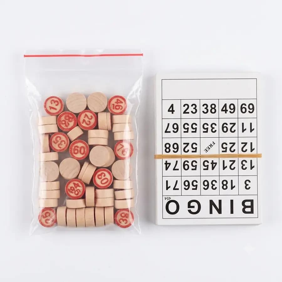 TABLA PARA BINGO X 30UN. CON FICHAS
