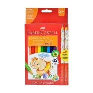 PINTURA FABER CASTELL X 12UN JUMBO TRIANG