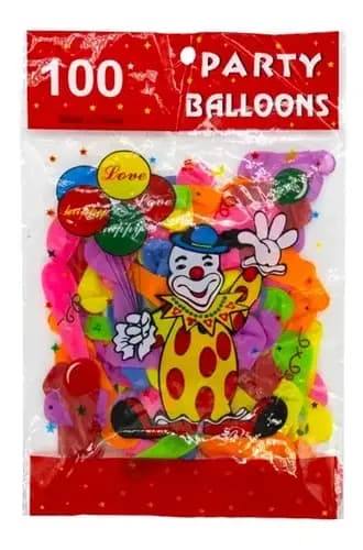 GLOBO FUNDA X 100 UN CARIOCA SURTIDO