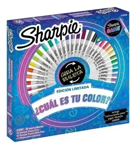 MARCADOR SHARPIE X 30COL GAME RULETA 2145586