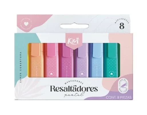 RESALTADOR X 8UN KIUT PASTEL 572270