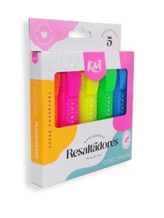 RESALTADOR X 5UN KIUT NEON 572256