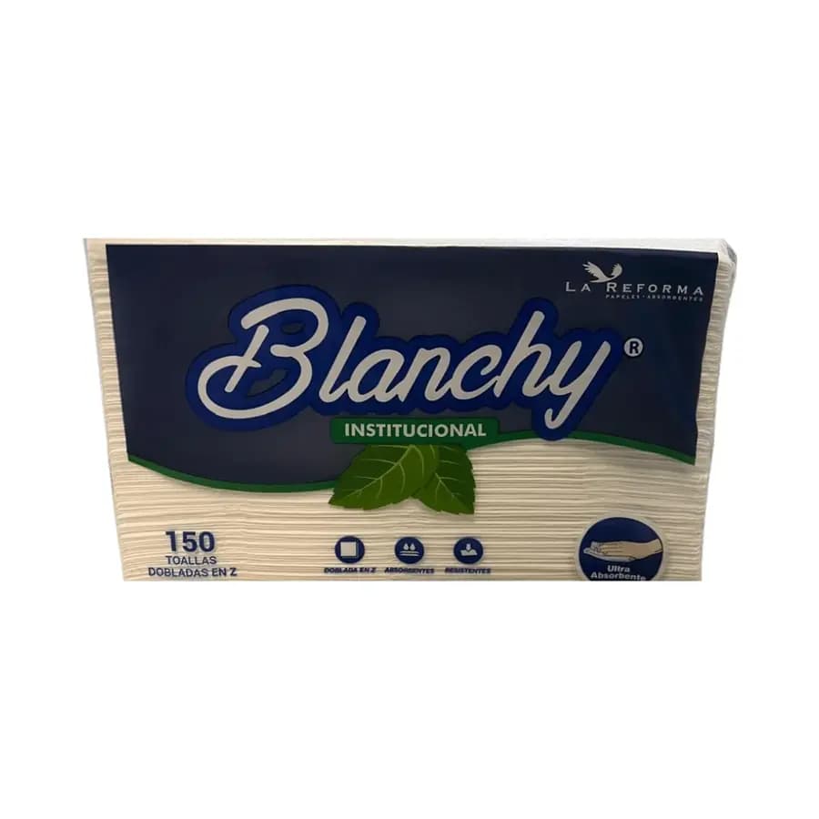 BULTO TOALLA MANOS BLANCHY 12PAQ.X150H