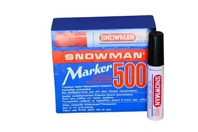 MARCADOR SNOWMAN PG 500 PERMANENTE NEGRO