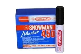 MARCADOR SNOWMAN PG 450 PERMANENTE NEGRO