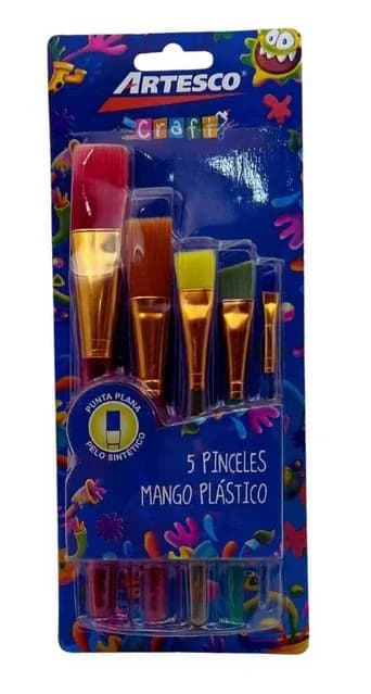 PINCEL ARTESCO X 5UN PLANO COL 16374202