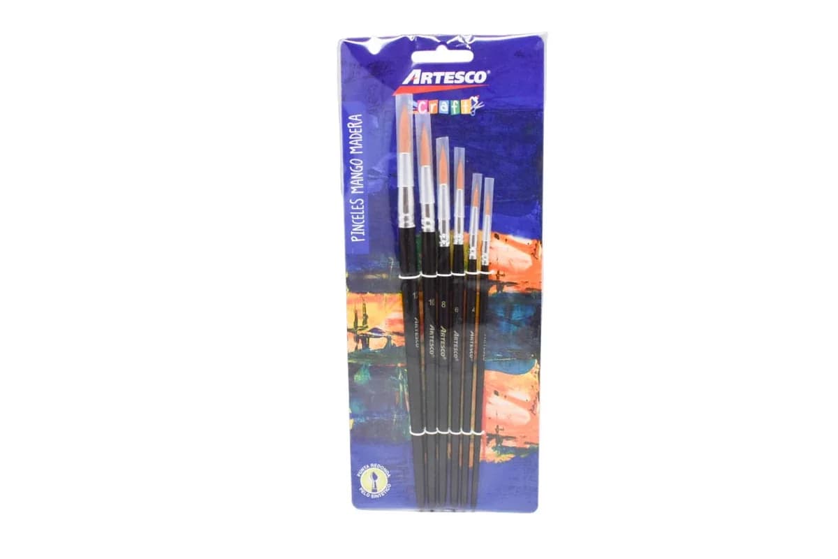 PINCEL ARTESCO X 6UN REDONDO 16374301