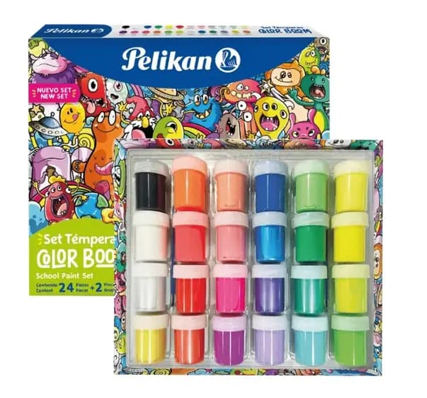 TEMPERA X 24COL PELIKAN 20ML